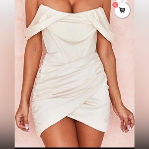 New Style of CB White off the shoulder dress